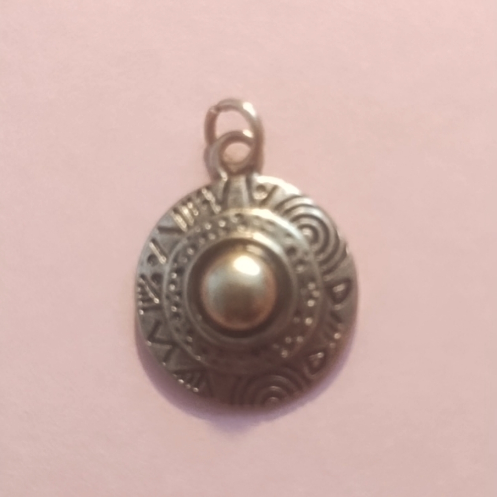 Equilibrium Symmetrical Cute & Beautiful Golden Pendant or Charm